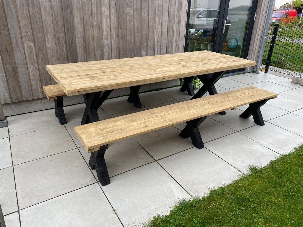 Tuintafels 150 euro!! Op=Op!, Ophalen, Nieuw, Rechthoekig, 200 cm of meer