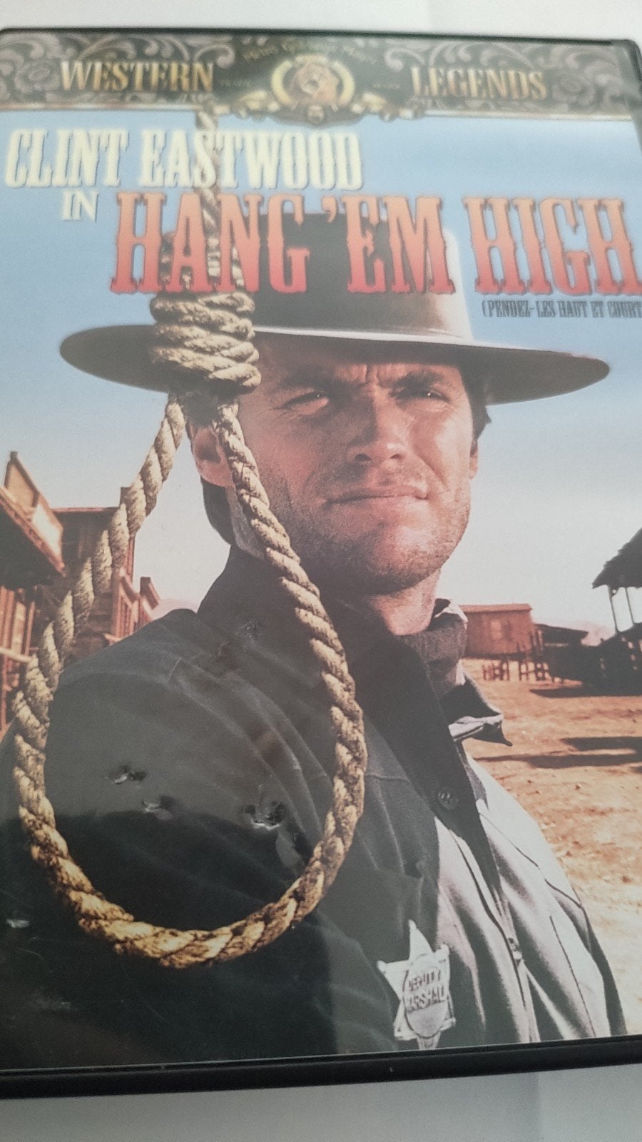 Clint Eastwood in hang em high 2 euro Didam, Vanaf 12 jaar, Ophalen, Zo goed als nieuw, Actie en Avontuur
