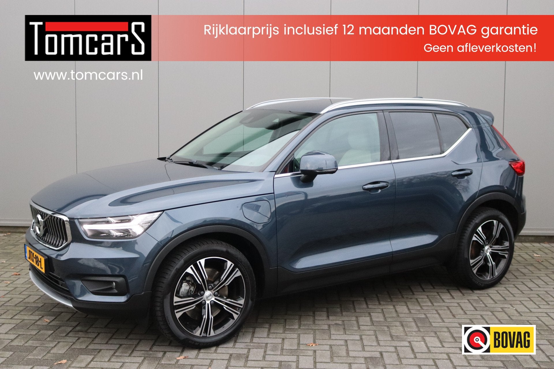 Volvo XC40 T5 Recharge PHEV Inscription Leder/Camera/Parkeer, Auto's, 12 maanden, Euro 6, Blauw, Bedrijf
