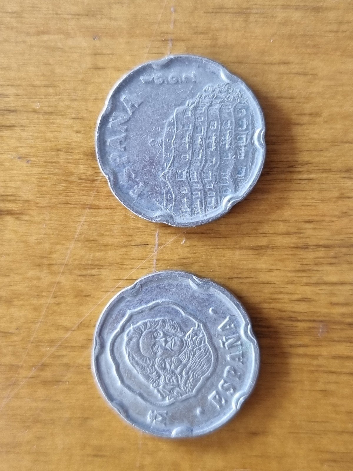 2x Ptas 50 munt 1992/1996, Ophalen of Verzenden, Overige landen, 2 euro
