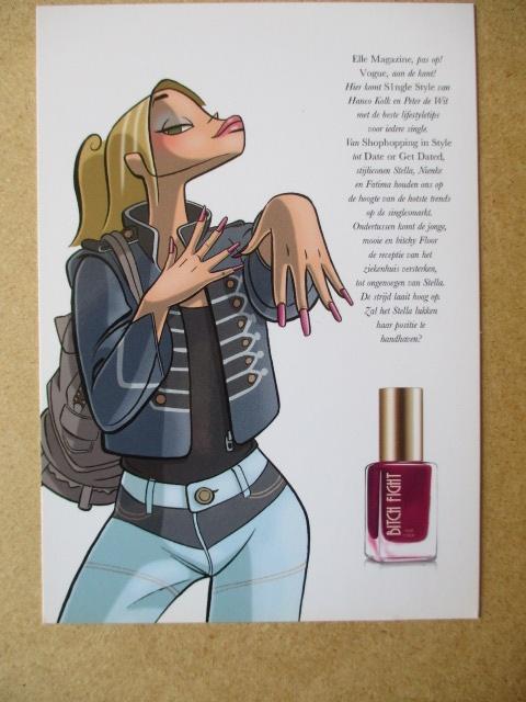 adv10977 hanco kolk / peter de wit ansichtkaart 3, Ophalen, Overige figuren, Gebruikt, Overige typen