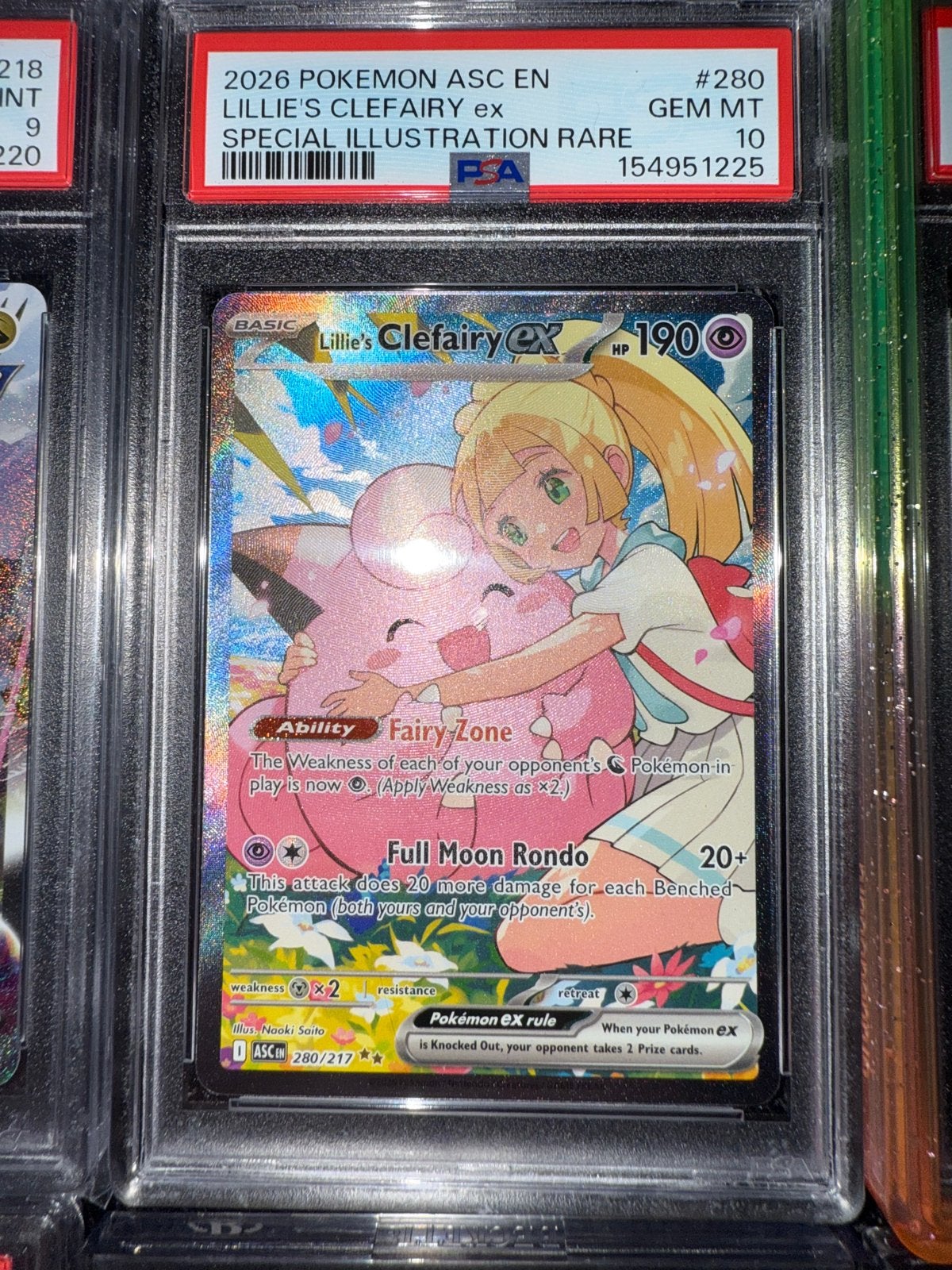 Lillie's Clefairy ex Special Illustration Rare PSA 10, Hobby en Vrije tijd, Verzamelkaartspellen | Pokémon, Ophalen of Verzenden