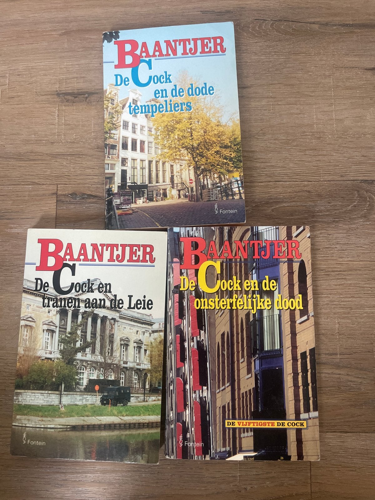 Baantjer boeken: De Cock en de dode tempeliers, tranen aan d, Ophalen, Gelezen
