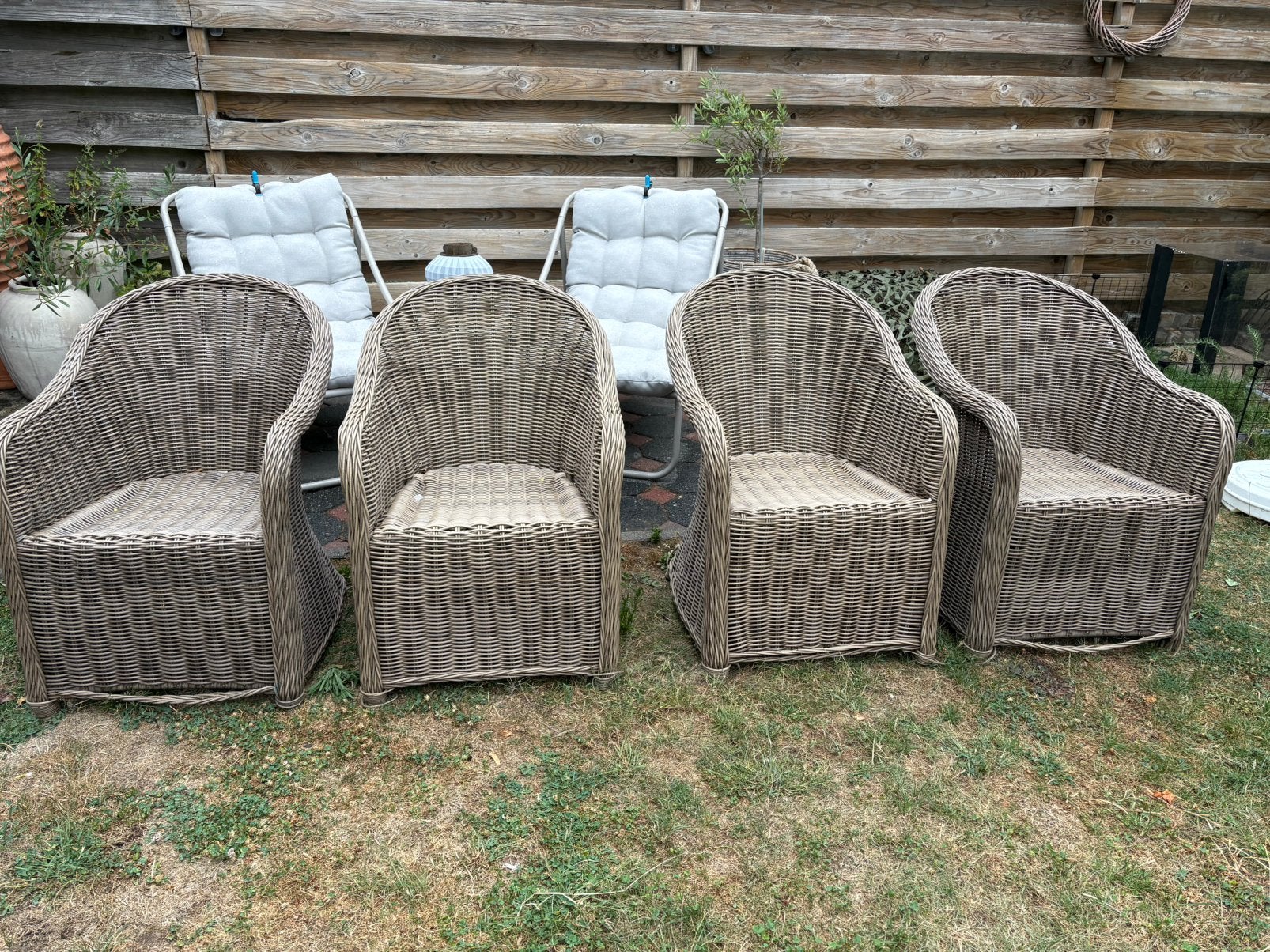 Tuinstoelen, Ophalen, Zo goed als nieuw