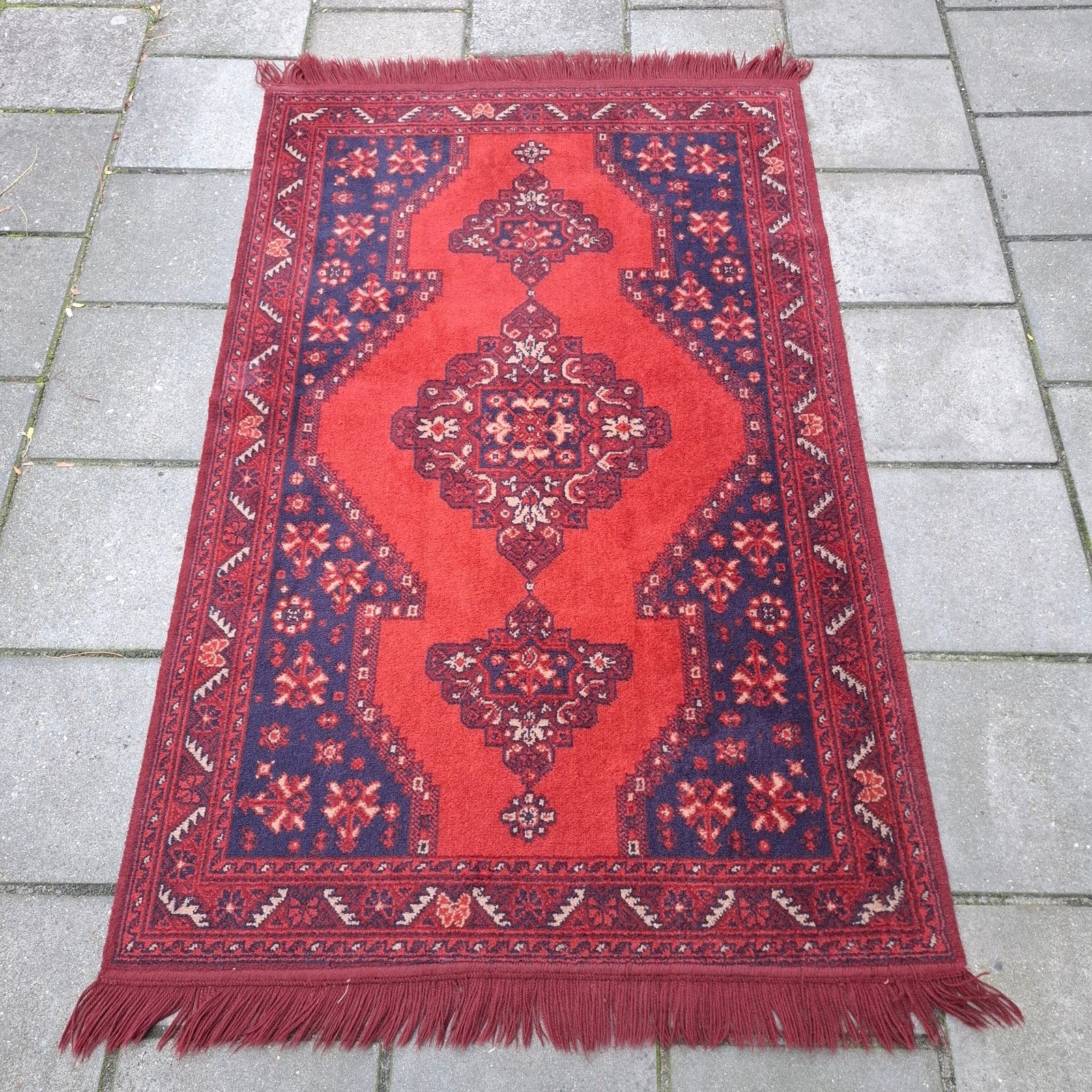 Vintage wollen perzisch tafelkleed 96x153 cm, Ophalen of Verzenden