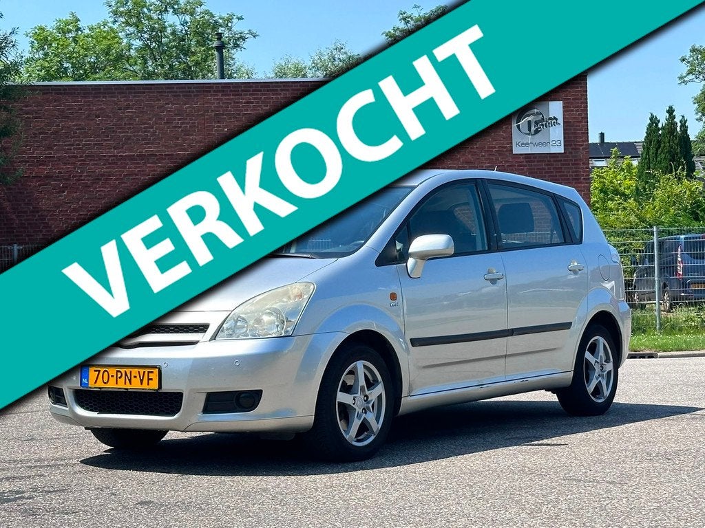 Toyota Corolla Verso 1.8 VVT-i Sol 7p Automaat*Cruise*Trekha, Auto's, Toyota, Bedrijf, Te koop, Corolla Verso, ABS, Airbags, Airconditioning