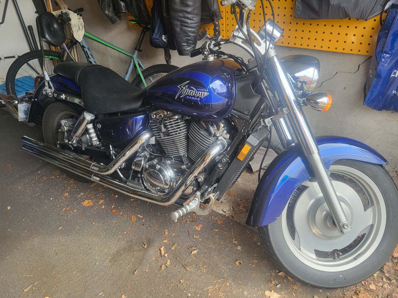 Honda Shadow Chopper - Blauw, Goede Staat, Motoren, Motoren | Honda, Cardan-aandrijving, 2 cilinders, Chopper, Gebruikt