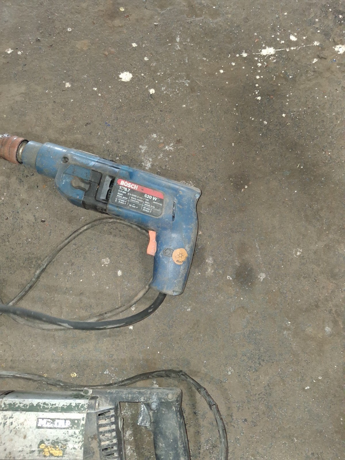 Bosch Boormachine 620W - Gebruikt, Doe-het-zelf en Verbouw, Gereedschap | Boormachines, Ophalen of Verzenden, Gebruikt, 600 watt of meer