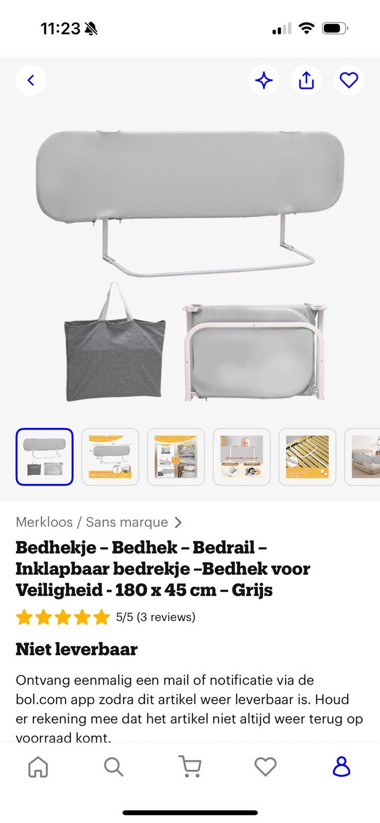 Bedrekje bedrail bedhekje, Kinderen en Baby's, Ophalen, Zo goed als nieuw