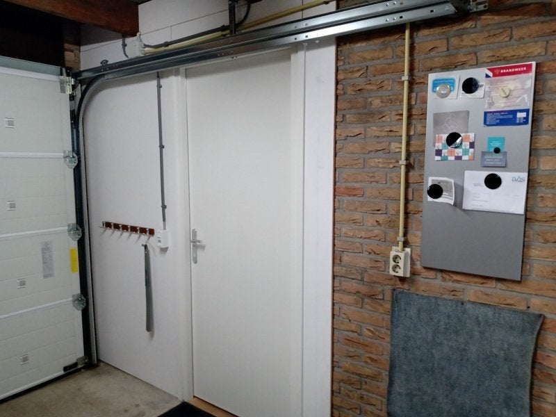 garagedeur, Ophalen, Kunststof, Gebruikt, 120 cm of meer