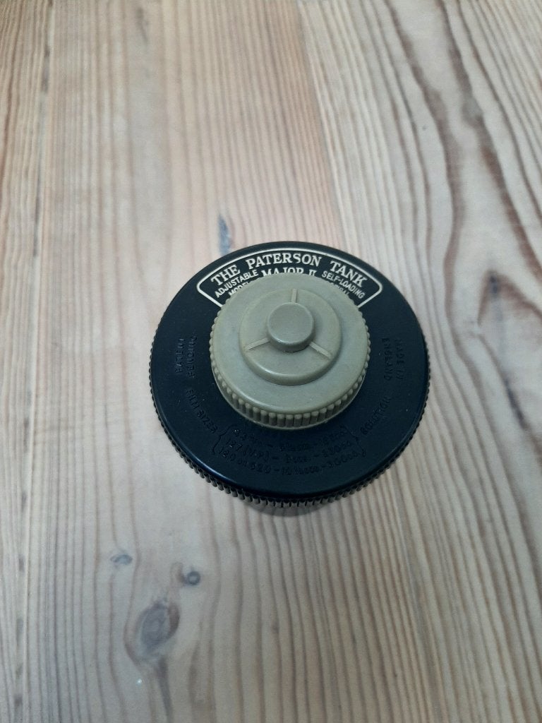 2 Paterson ontwikkeltanks + reservespiraal, Ophalen of Verzenden, Zo goed als nieuw, Doka-onderdelen, Draagbaar
