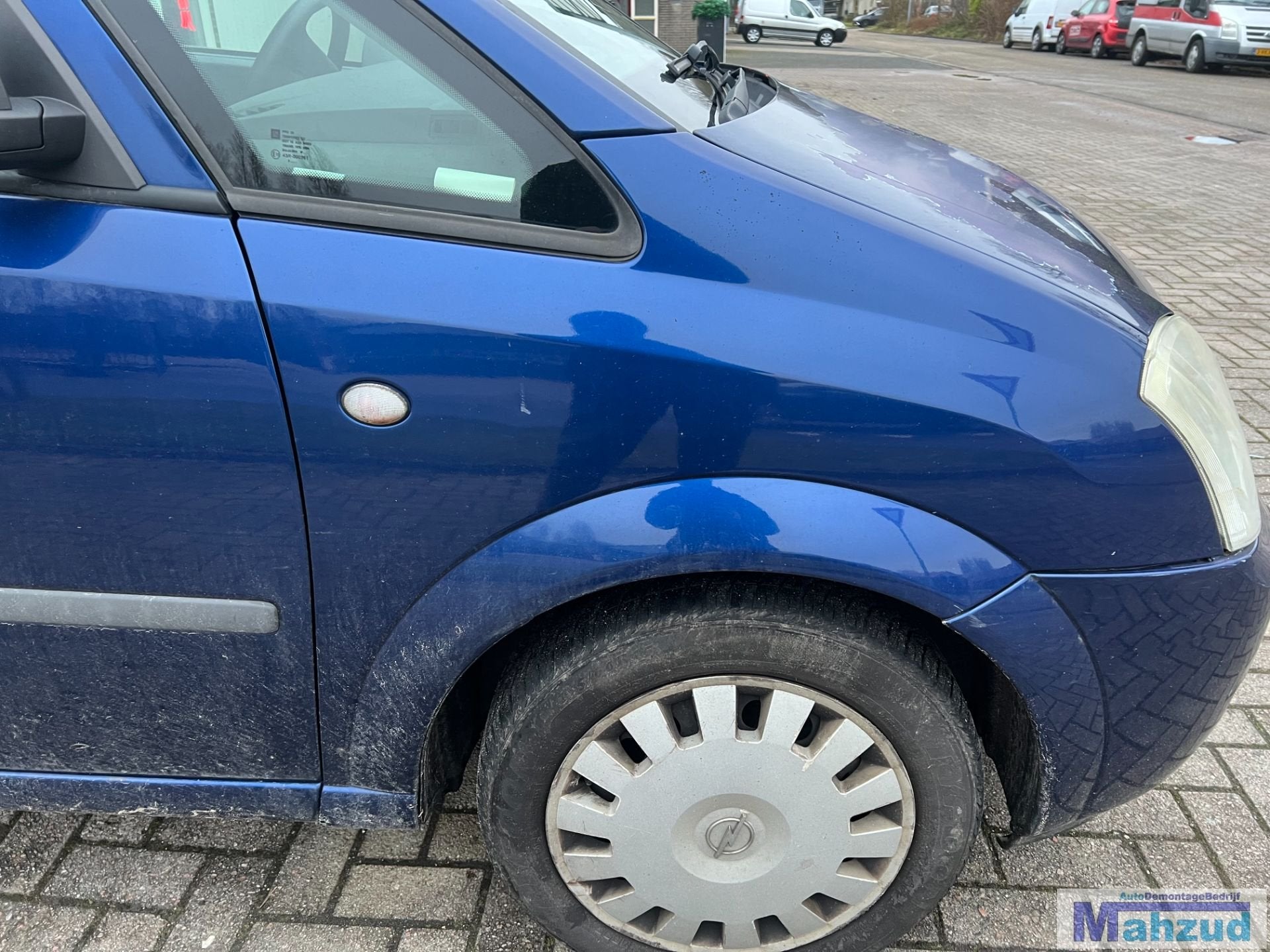 OPEL MERIVA A Blauw Z21B rechts voorscherm 2003-2010, Gebruikt, Opel Automobile GmbH, Ophalen of Verzenden, Kontakt@opel-infoservice.de