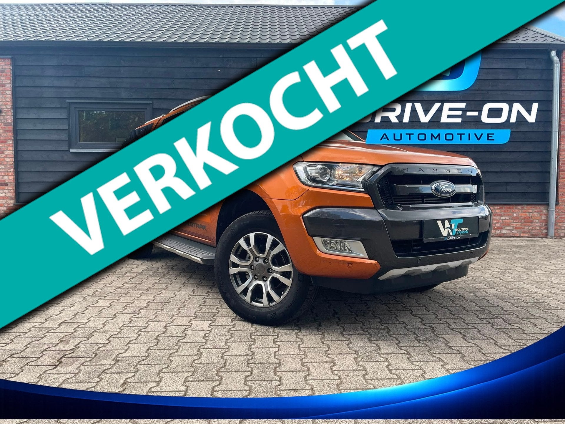 Ford Ranger 3.2 TDCi Wildtrak - marge - 5 persoons - hardtop, Auto's, Automaat, Gebruikt, Zwart, Overige kleuren