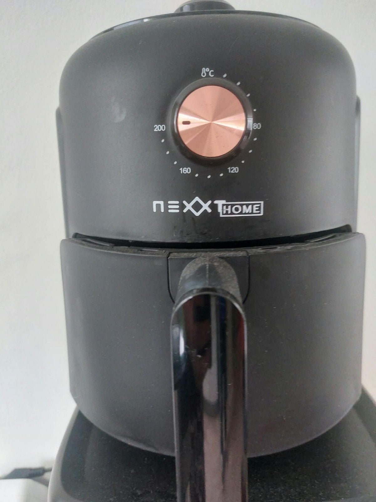 Kleine airfryer/zgan/nexxt/Compact/MOETWEG, Ophalen, Zo goed als nieuw, Zwart, Metaal