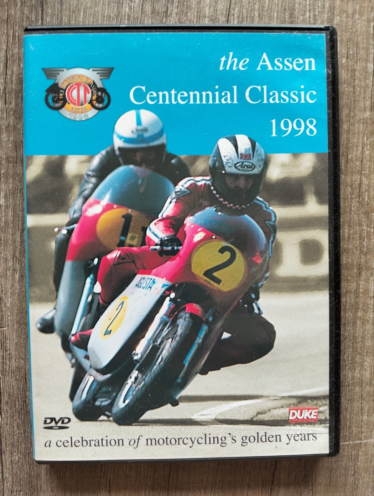 The Assen Centennial Classic 1998 DVD - Motorgeschiedenis, Engels, Inclusief doosje, Ophalen of Verzenden, Gebruikt