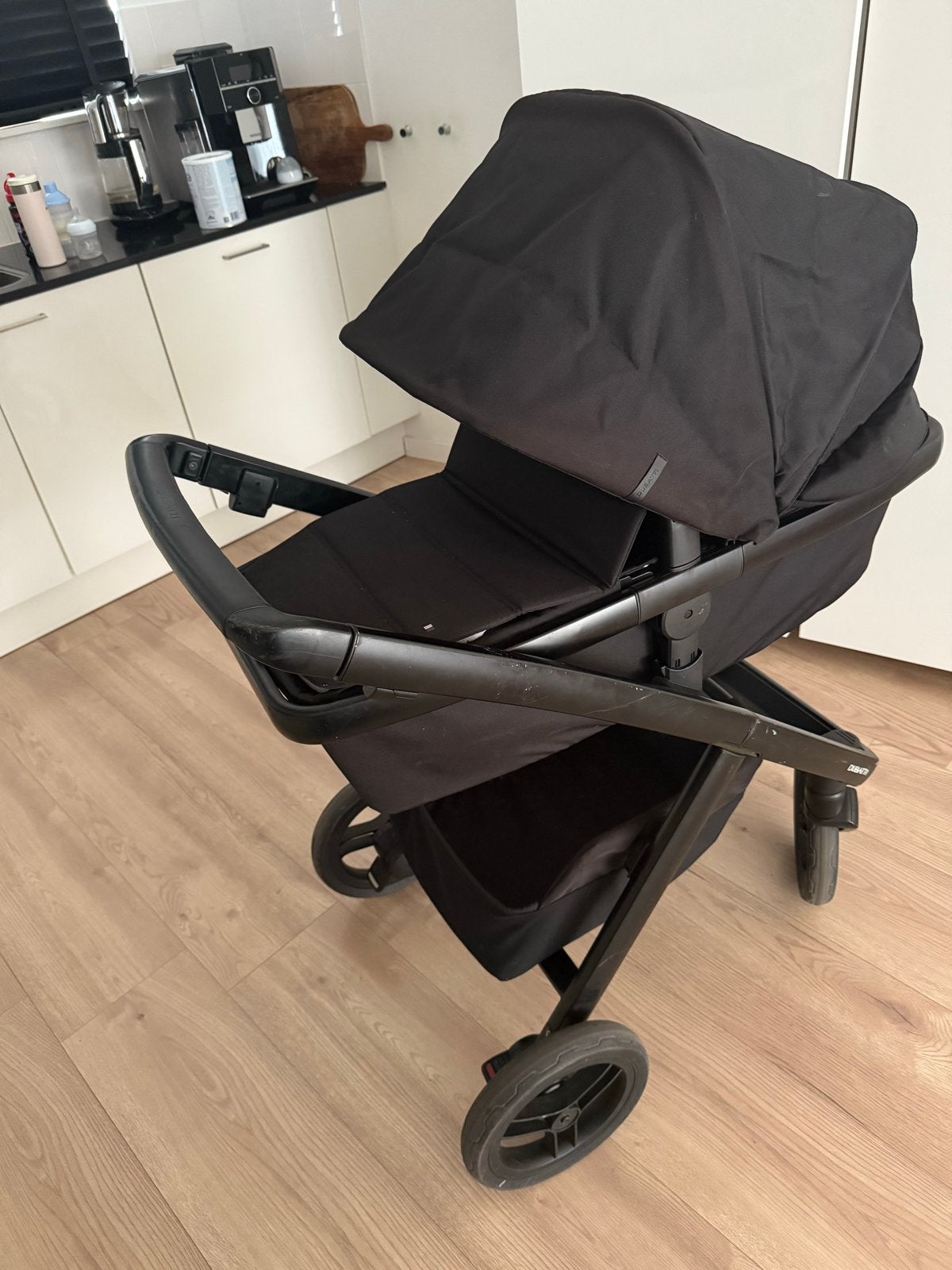 Dubatti Two 2-in-1 Kinderwagen/Buggy met Voetenzak & Adapter, Gebruikt, Combiwagen, Met autostoeltje, Ophalen