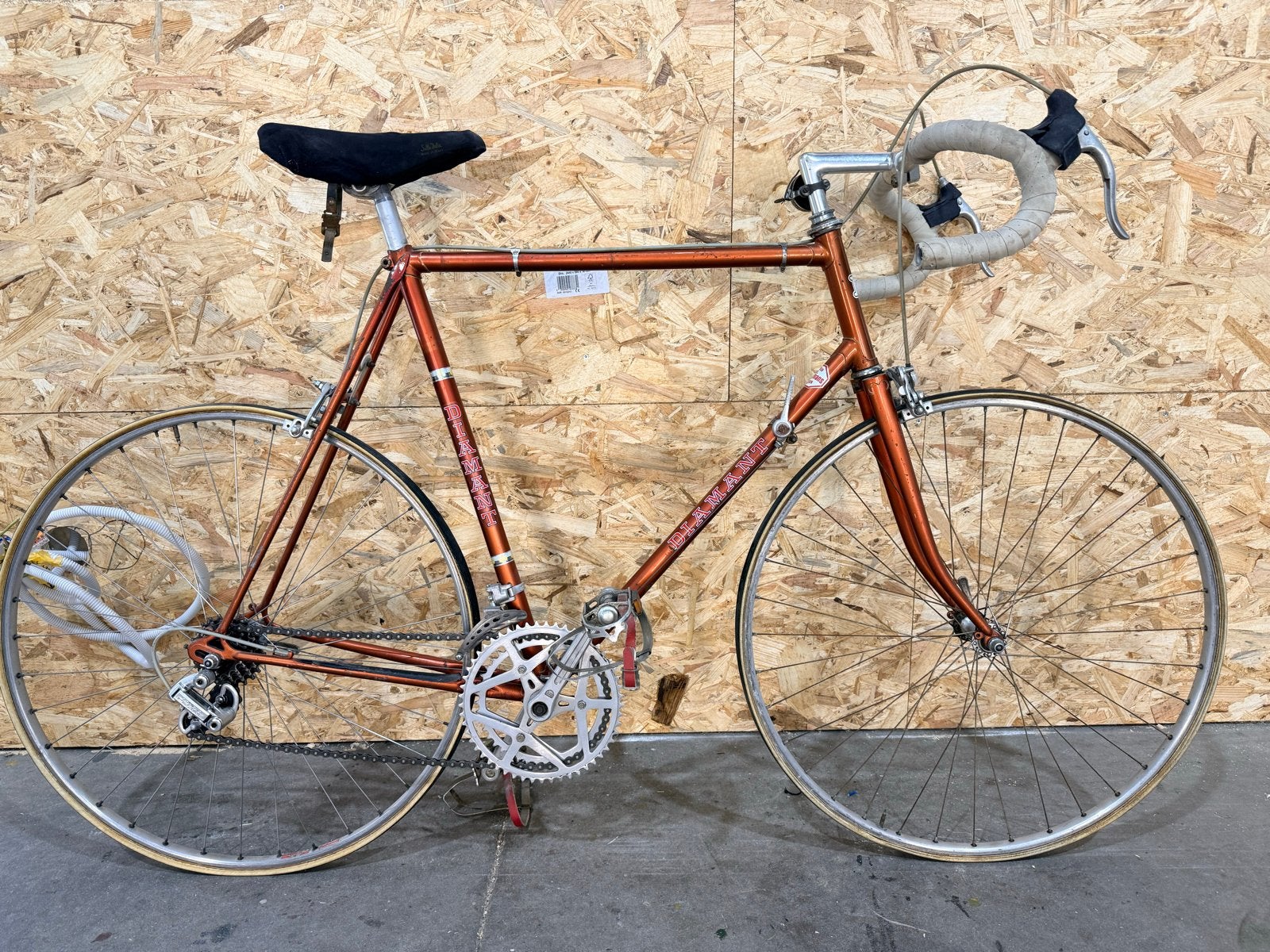 Vintage Diamant racefiets - Klassieke racefiets, Fietsen en Brommers, Gebruikt, Staal, 53 tot 57 cm, Ophalen