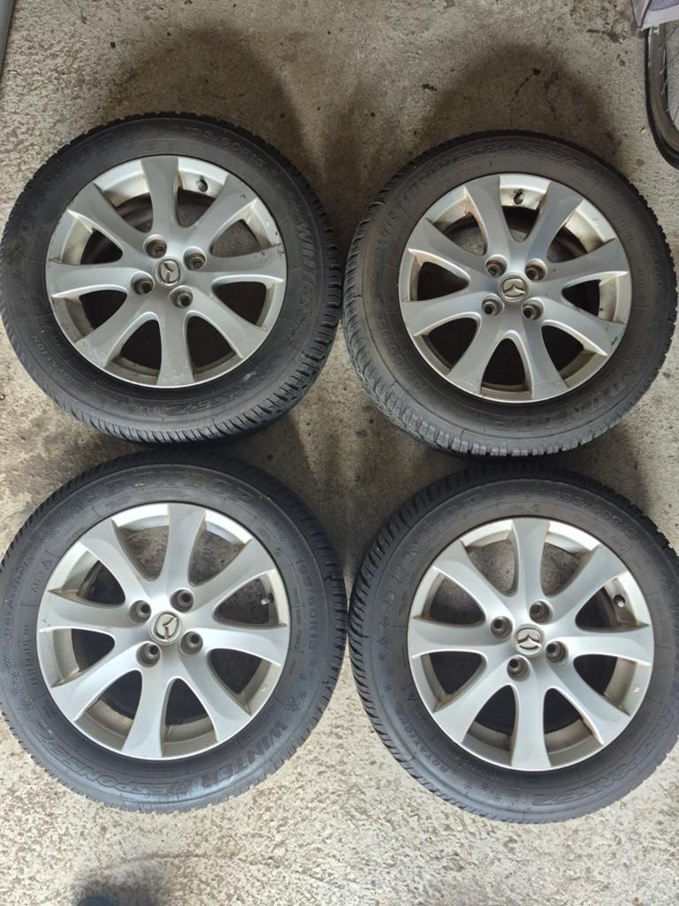 Winterbanden Mazda 2 DE (2007-2014) op originele velgen, Ophalen