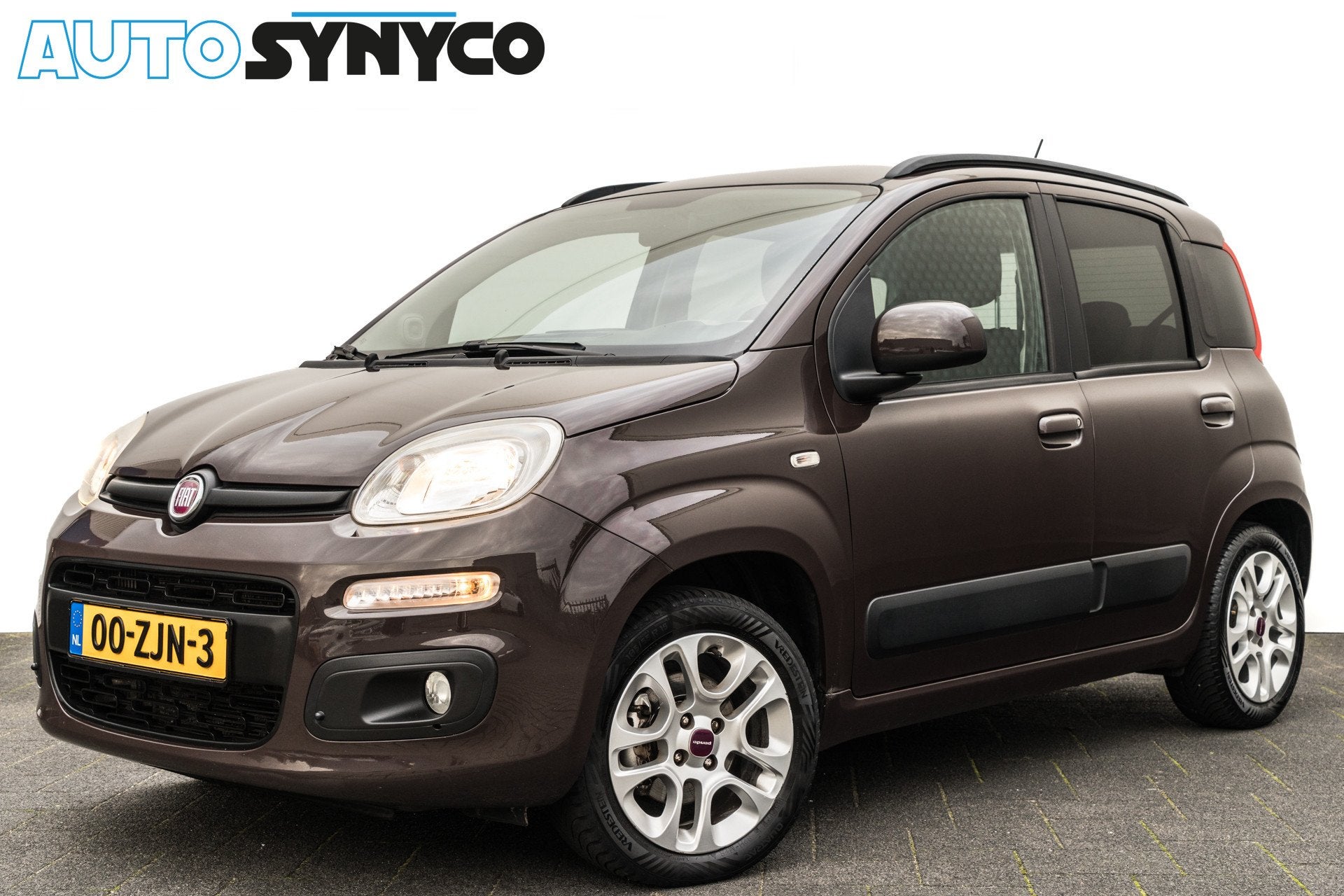 Fiat Panda 0.9 TwinAir Lounge | Org NL | Airco | Getint Glas, Auto's, Euro 5, Zwart, Origineel Nederlands, Handgeschakeld