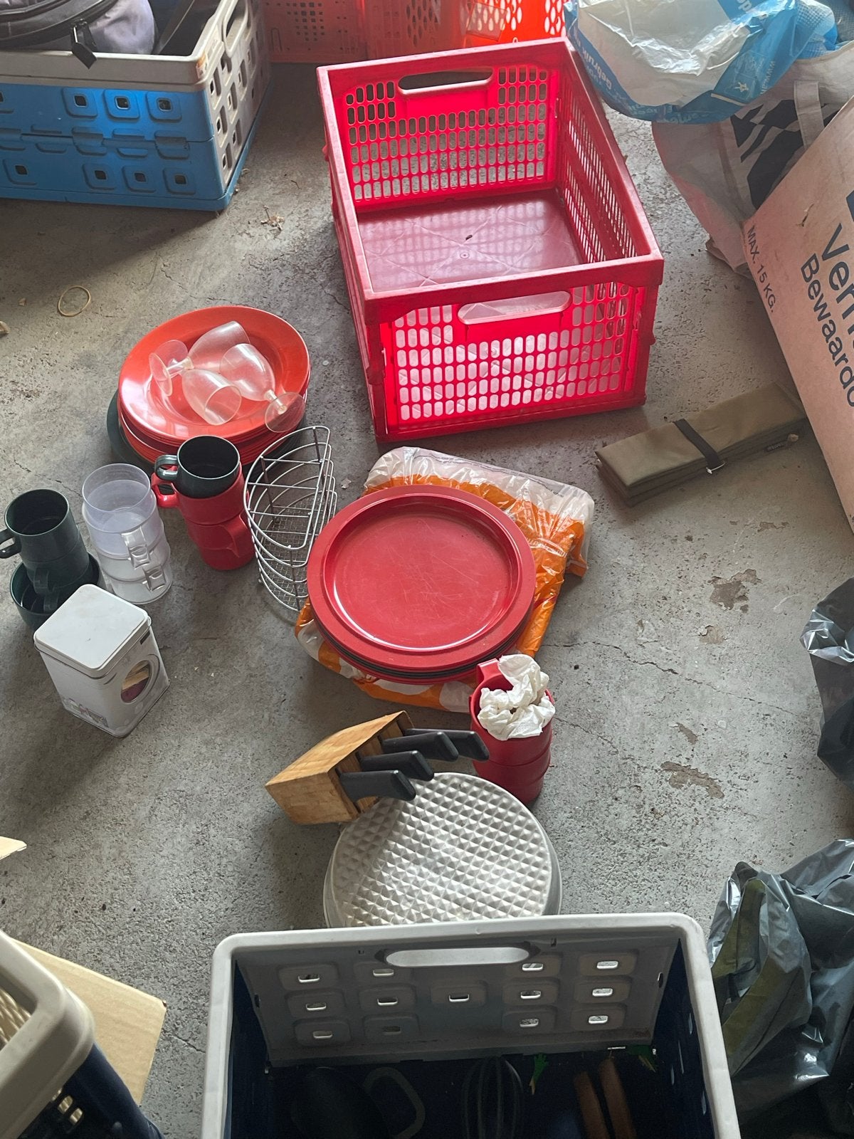 Kampeeruitrusting en Keukengerei - Div Items bijna gratis, Caravans en Kamperen, Ophalen, Gebruikt