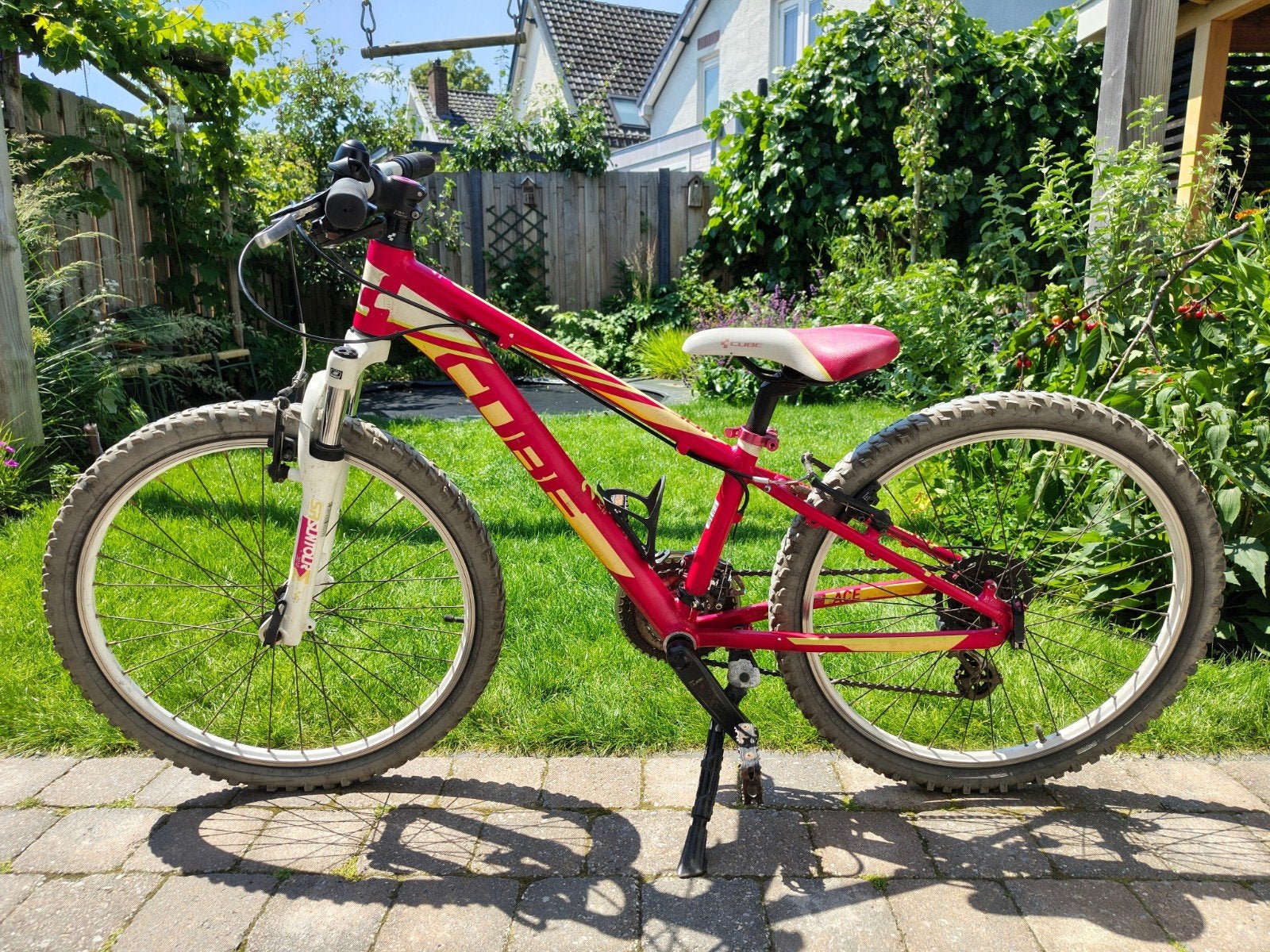 Cube 240 mountainbike kinderfiets 24 inch, Gebruikt, Hardtail, Velgrem, Ophalen