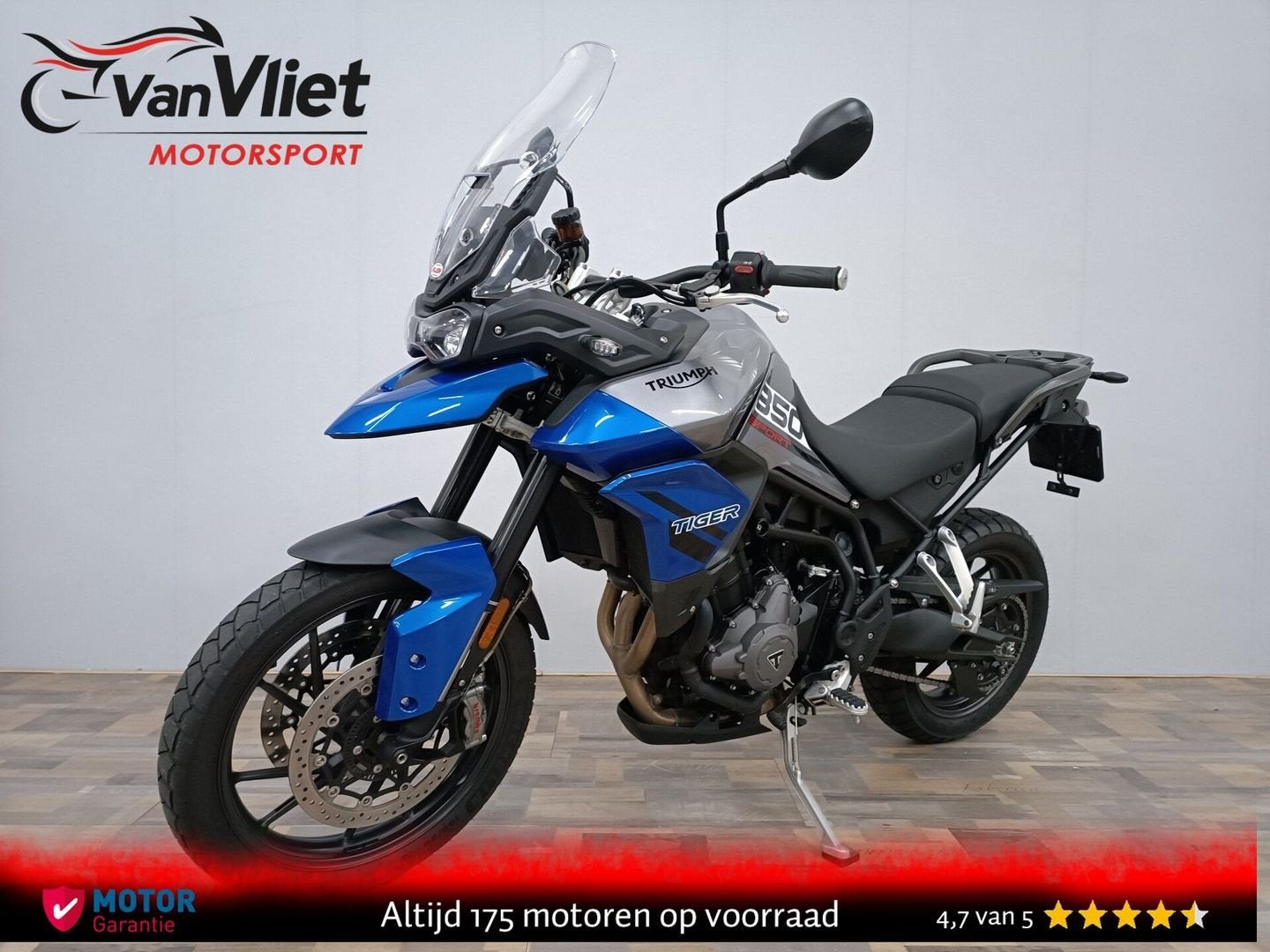 Schitterende Triumph Tiger 850 Sport bj 2021 Zie Foto\'s! 90, 888 cc, Motorrijbewijs A, Bedrijf, Meer dan 35 kW