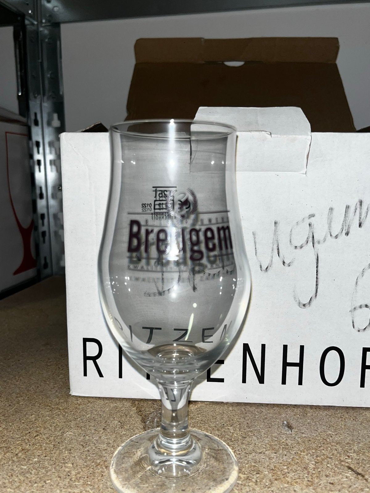 6x Breugem Bierbrouwerij Bierglazen, Ophalen of Verzenden, Nieuw, Glas of Glazen, Overige merken