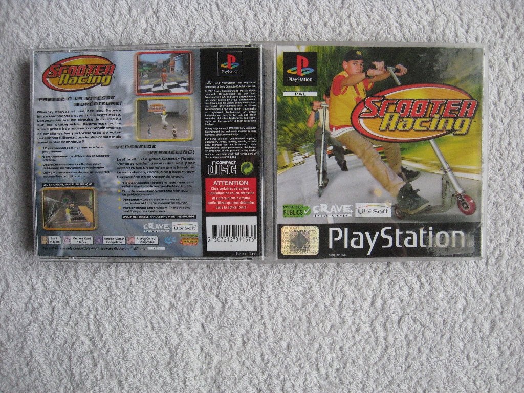 PS1 game (PAL) Scooter Racing, Gebruikt, 1 speler, Eén computer, Ophalen of Verzenden