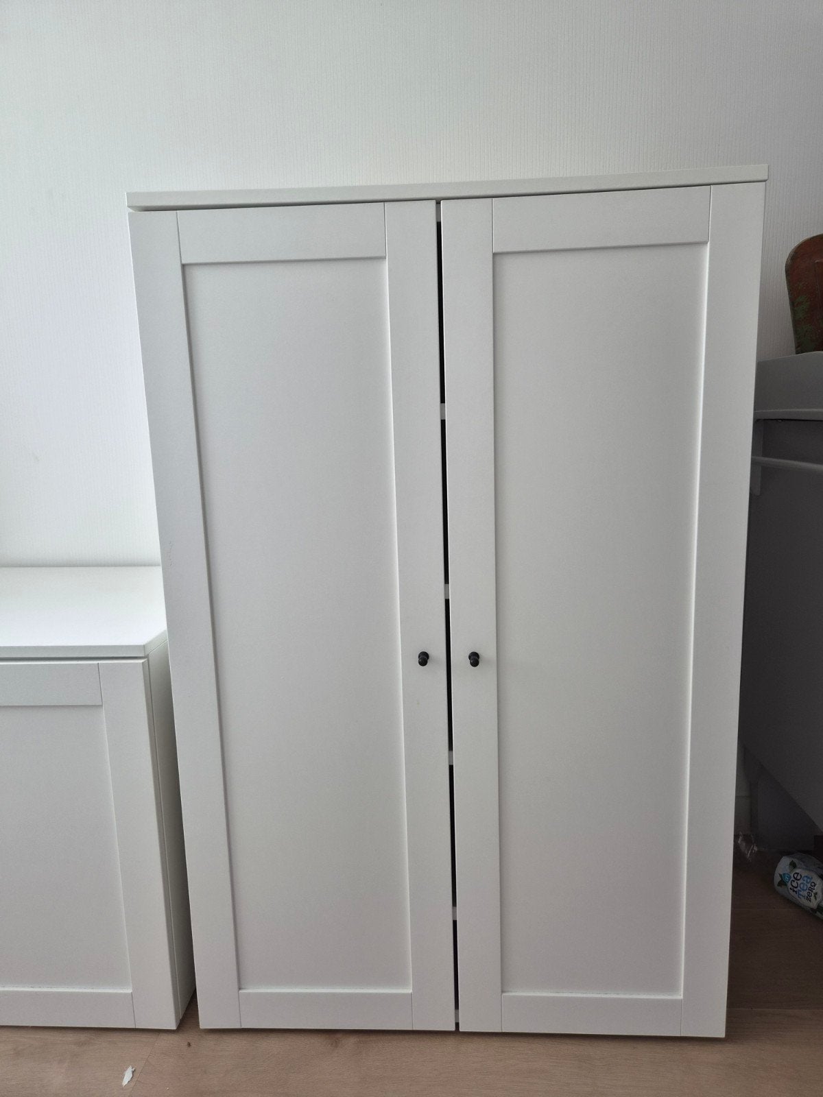 Witte kast met planken - 80x57x123 cm, Huis en Inrichting, Kasten | Overige, Ophalen, Gebruikt