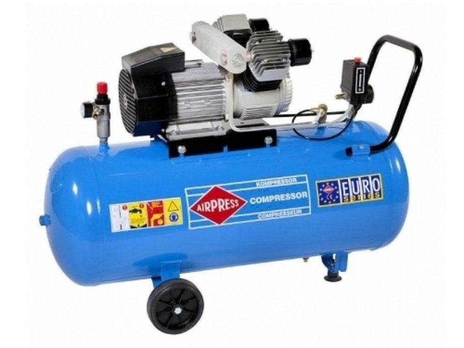 Compressor LM100-350 zgan, Doe-het-zelf en Verbouw, Compressors, Ophalen, Zo goed als nieuw, 200 tot 400 liter/min, Mobiel
