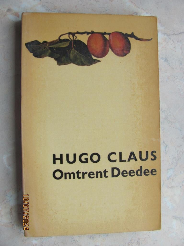 BOEK Hugo CLAUS Omtrent DEEDEE 3e druk 1963 LRP 50 IZGS, België, Ophalen of Verzenden, Zo goed als nieuw, Hugo Claus