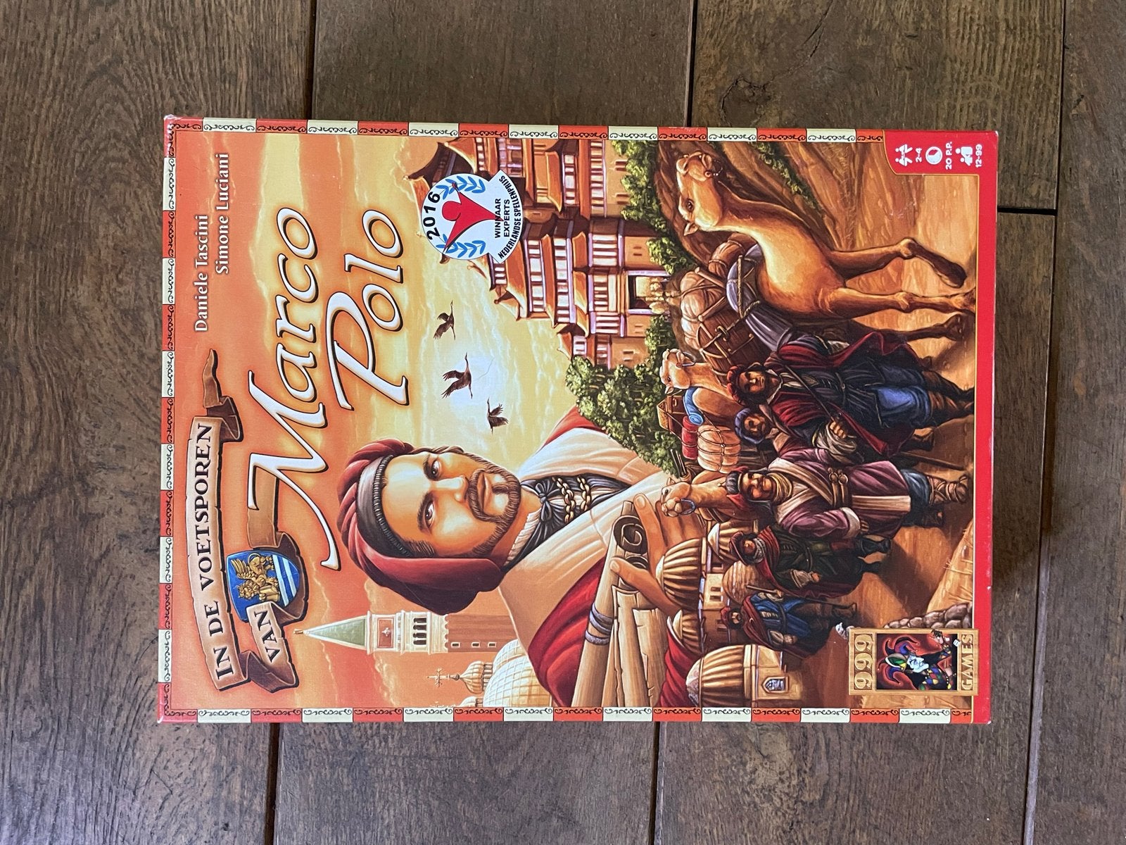 Marco Polo In de Voetsporen van Bordspel, Drie of vier spelers, Ophalen of Verzenden, Zo goed als nieuw