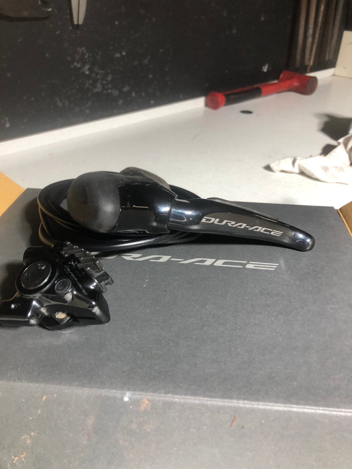 Dura ace di2 hydraulische schijfrem links, Ophalen of Verzenden, Gebruikt, Remmen