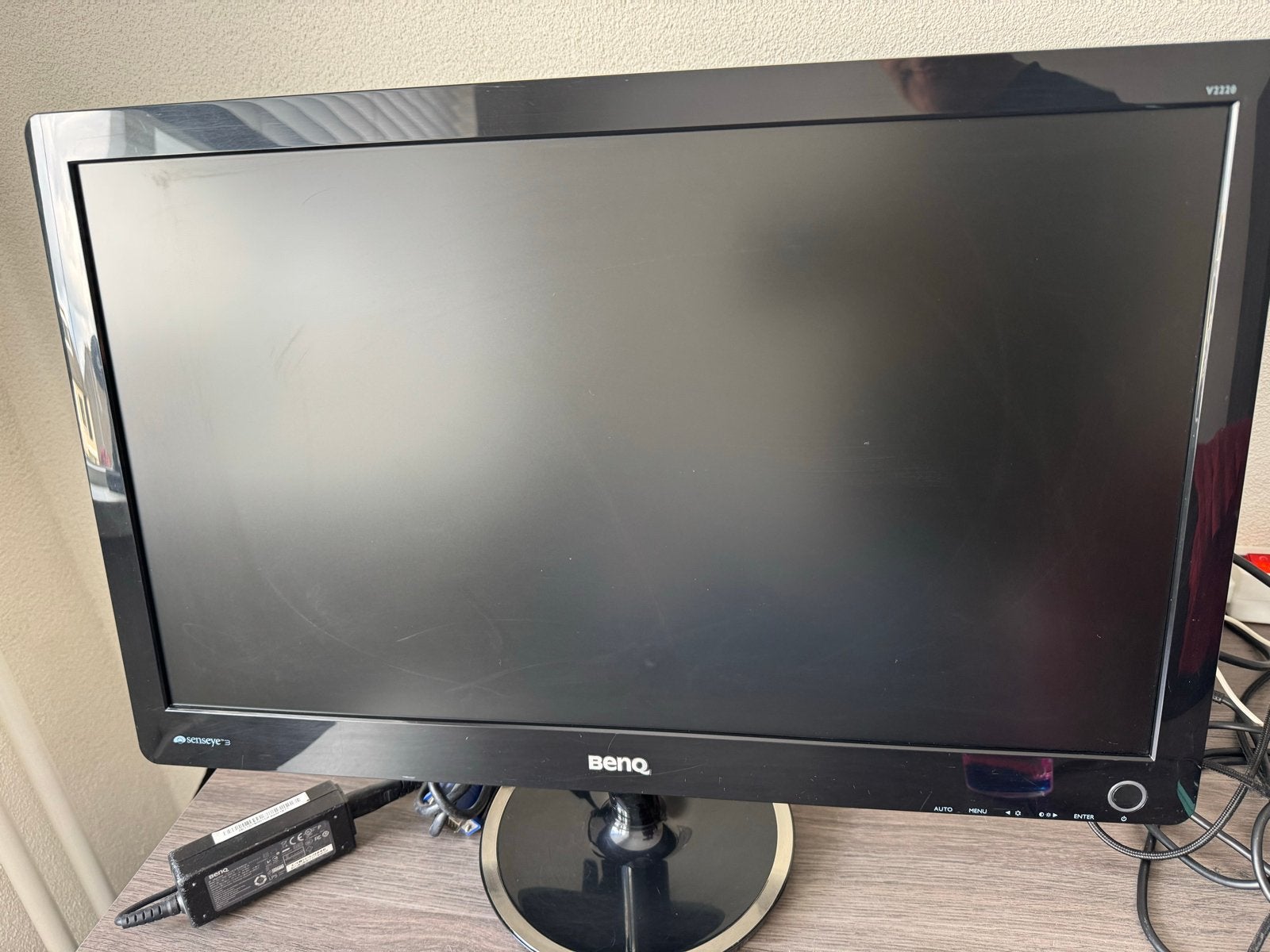 BenQ Monitor V2220 - 21.5 inch Full HD, Computers en Software, Monitoren, Ophalen, Gebruikt, Full HD, DVI