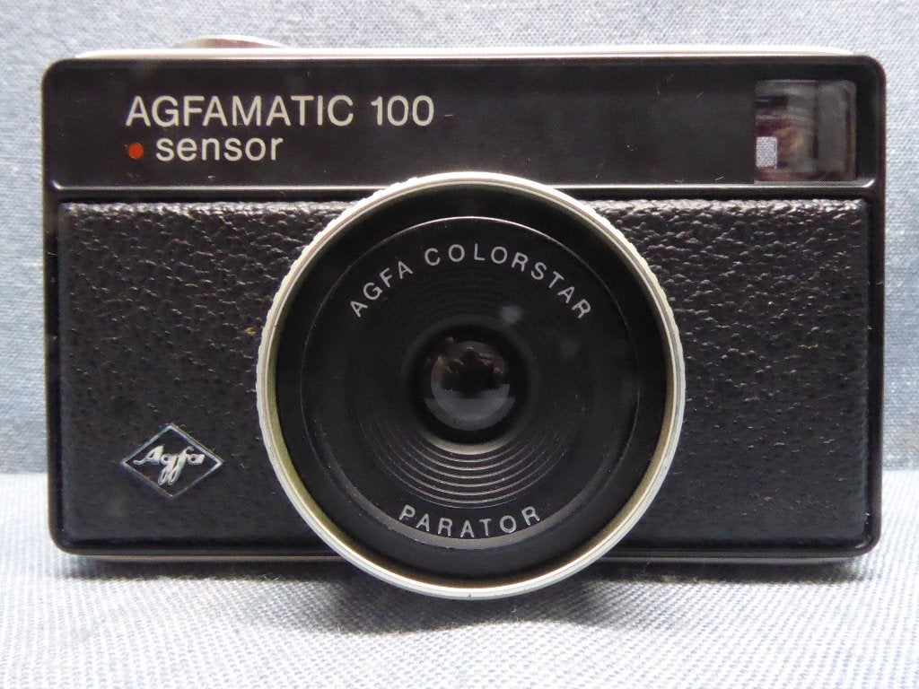 Agfa Agfamatic 100 Sensor, iconische vintage compactcamera, Ophalen of Verzenden, Gebruikt, Compact, Overige Merken