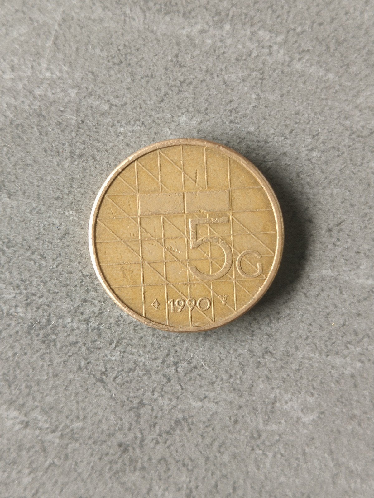 5 gulden munt 1990, Ophalen of Verzenden