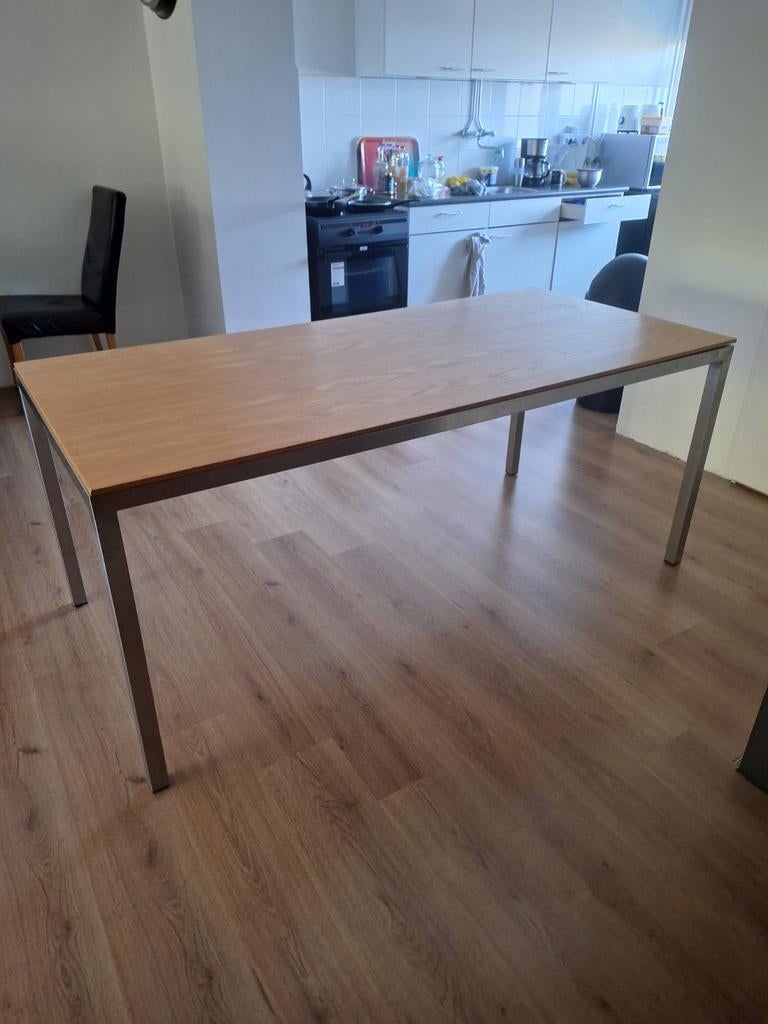 Eettafel, Huis en Inrichting, Tafels | Eettafels, Ophalen of Verzenden, Rechthoekig, 200 cm of meer, 50 tot 100 cm