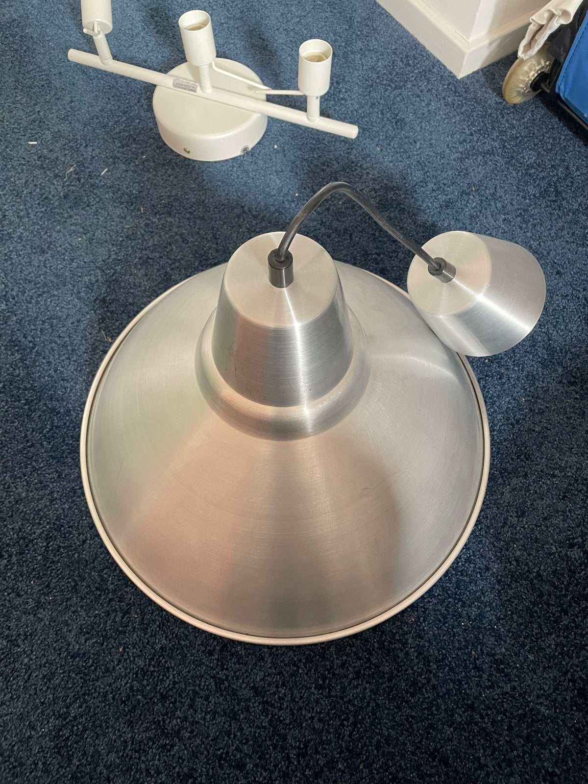 Ikea aluminium hanglamp, Ophalen, Gebruikt, 50 tot 100 cm, Minder dan 25 cm