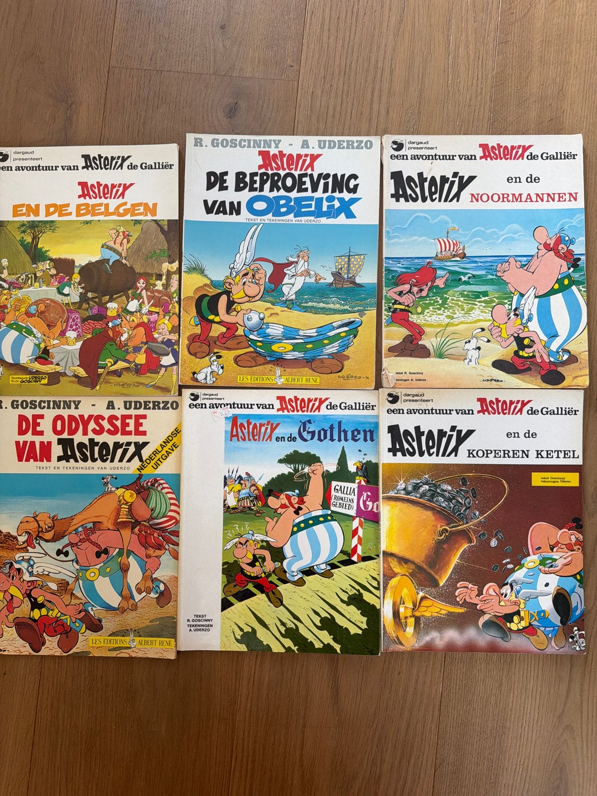 Asterix stripboeken - 6 delen, Boeken, Stripboeken, Meerdere stripboeken, Ophalen of Verzenden, Gelezen