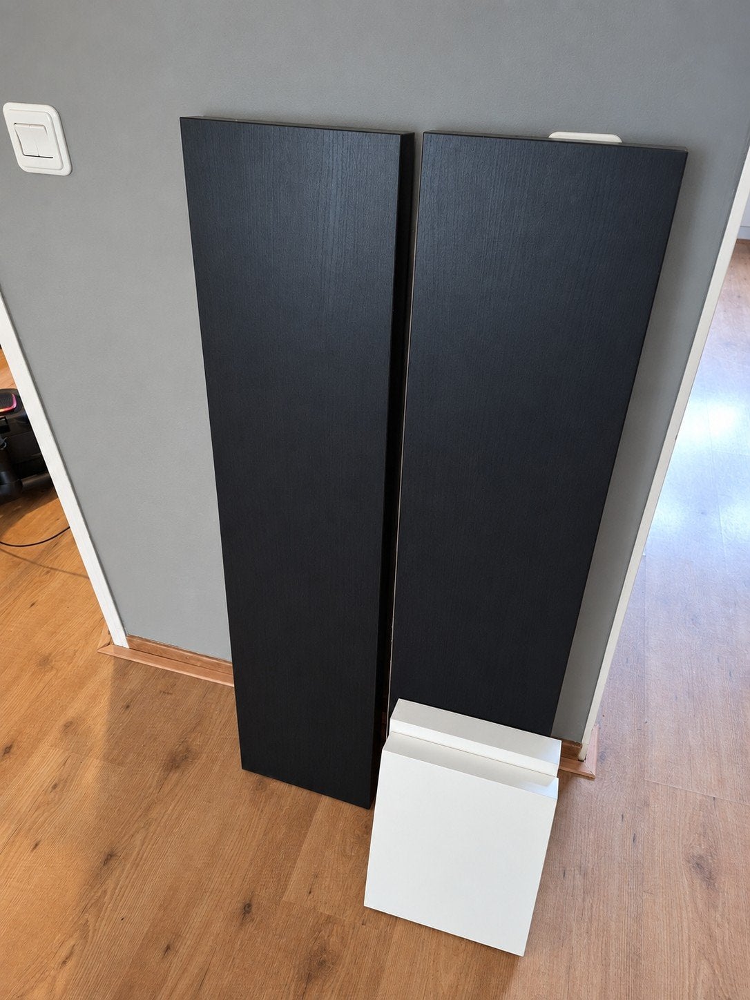 IKEA LACK planken - Zwart en Wit, Ophalen of Verzenden, Gebruikt