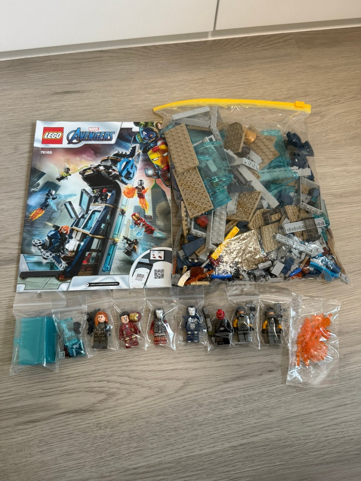 Lego 76166 Avengers Towers Battle Super Heroes, Marvel, Lego, Ophalen of Verzenden, Zo goed als nieuw