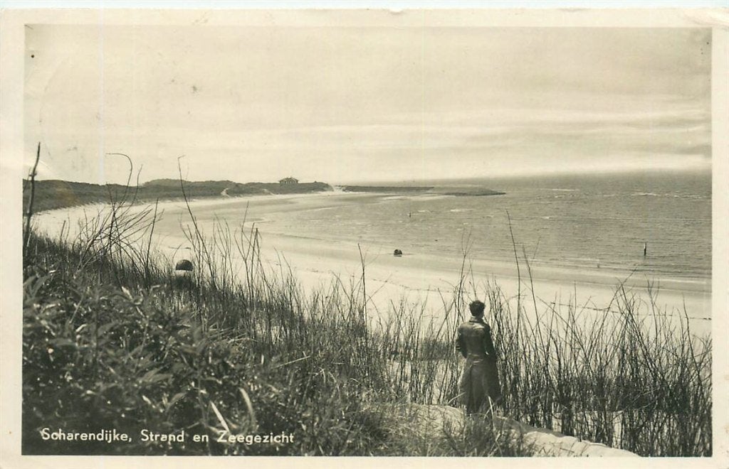 378-340-041 Scharendijke Strand en Zeegezicht, Verzenden, Voor 1920, Zeeland