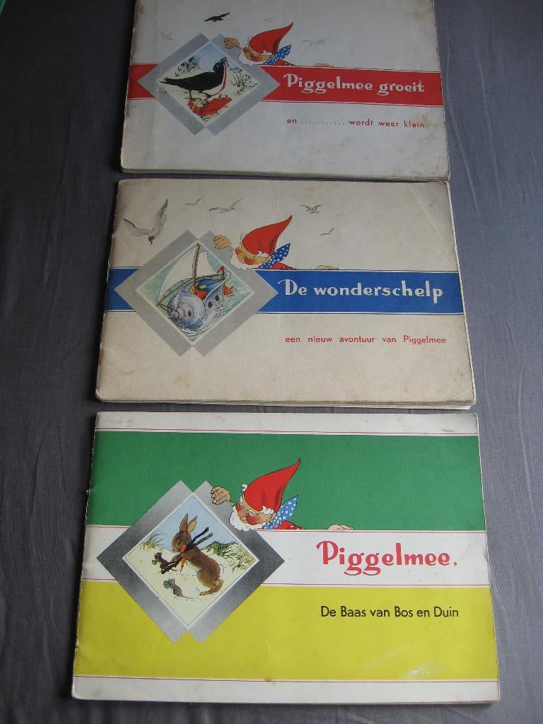 Van Nelle Piggelmee - 4 oorspronkelijke plaatjes albums, Ophalen of Verzenden, Gelezen, Weduwe van Nelle, Plaatjesalbum