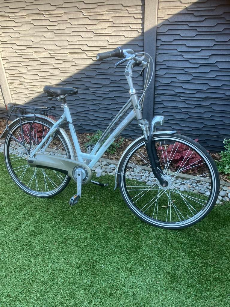 Gazelle Chamonix plus, Fietsen en Brommers, Fietsen | Dames | Damesfietsen, Gebruikt, Gazelle, Versnellingen, 53 tot 56 cm, Velgrem