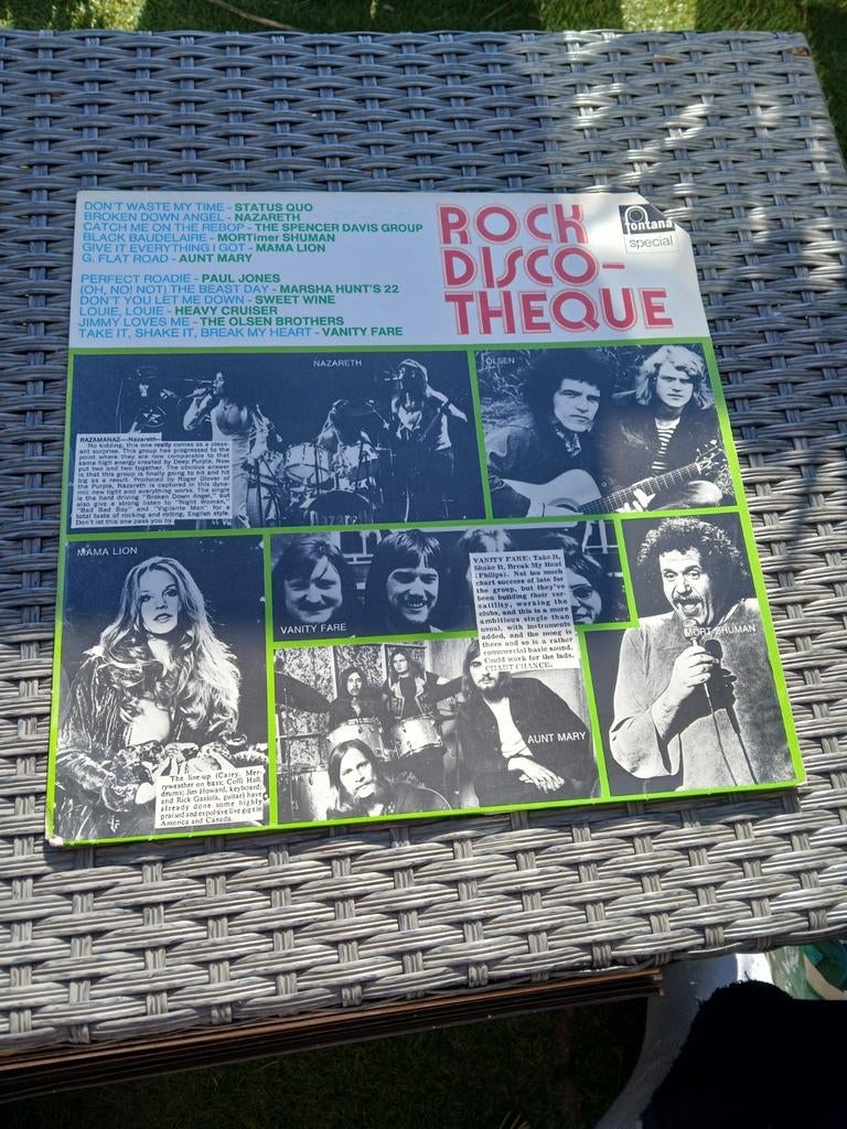 Rock Discotheque LP - Diverse Artiesten (Fontana Special), Cd's en Dvd's, Vinyl | Rock, Ophalen of Verzenden, Gebruikt, 12 inch