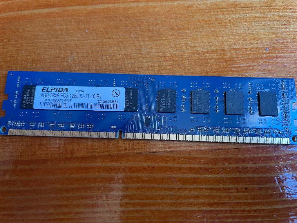 Geheugen PC3 4Gb, Ophalen, Gebruikt, DDR3, Desktop