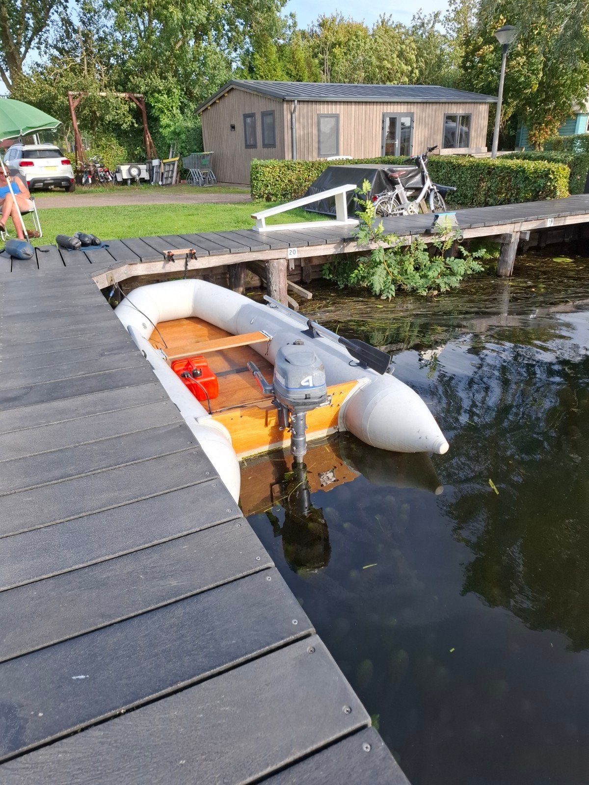 Foto 10 van te KOOP rubberboot met motor  3.50