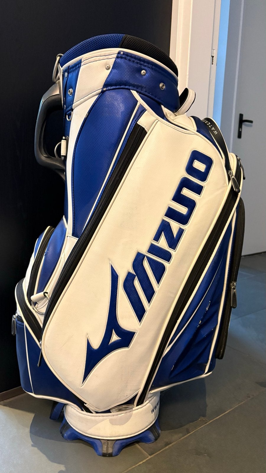 Mizuno Golf tourbag - Blauw/Wit, Ophalen, Gebruikt, Tas, Mizuno