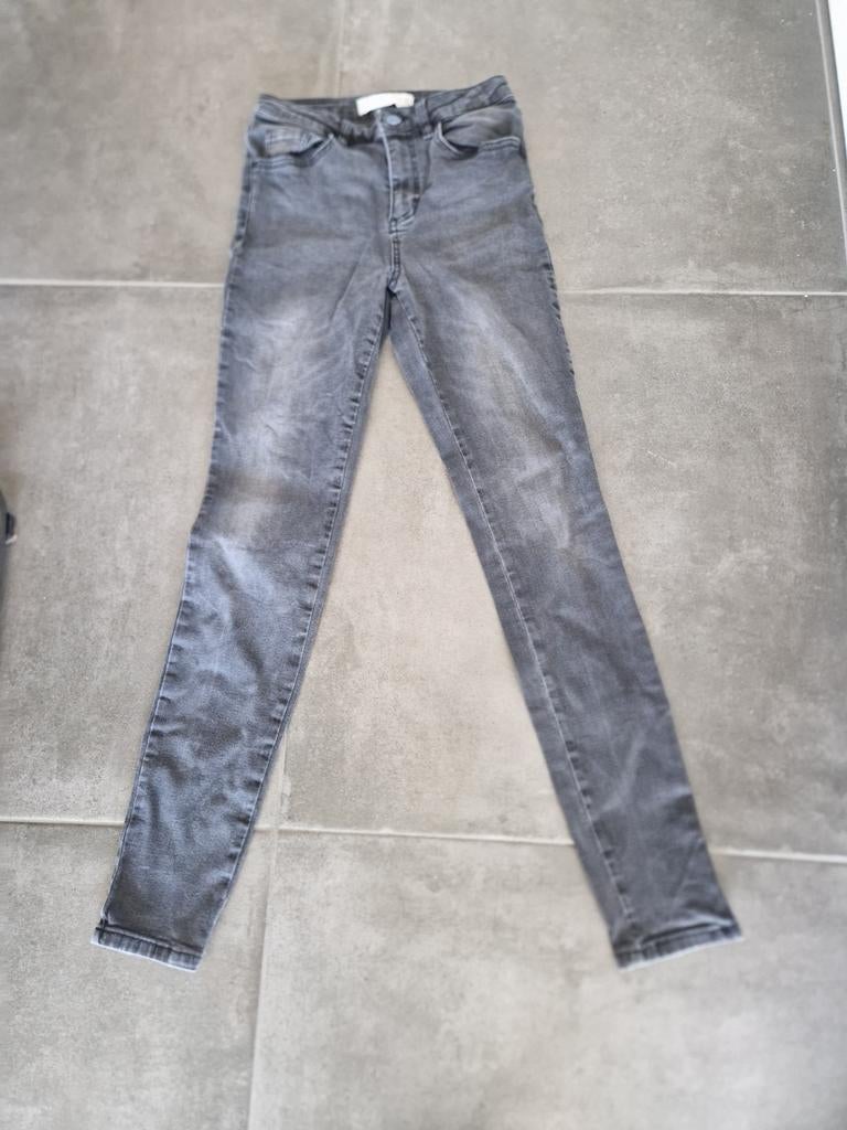 YAYA Denim Studio grijze skinny jeans maat W28/W29 (36), YAYA Denim Studio, Ophalen of Verzenden, Zo goed als nieuw, W28 - W29 (confectie 36)