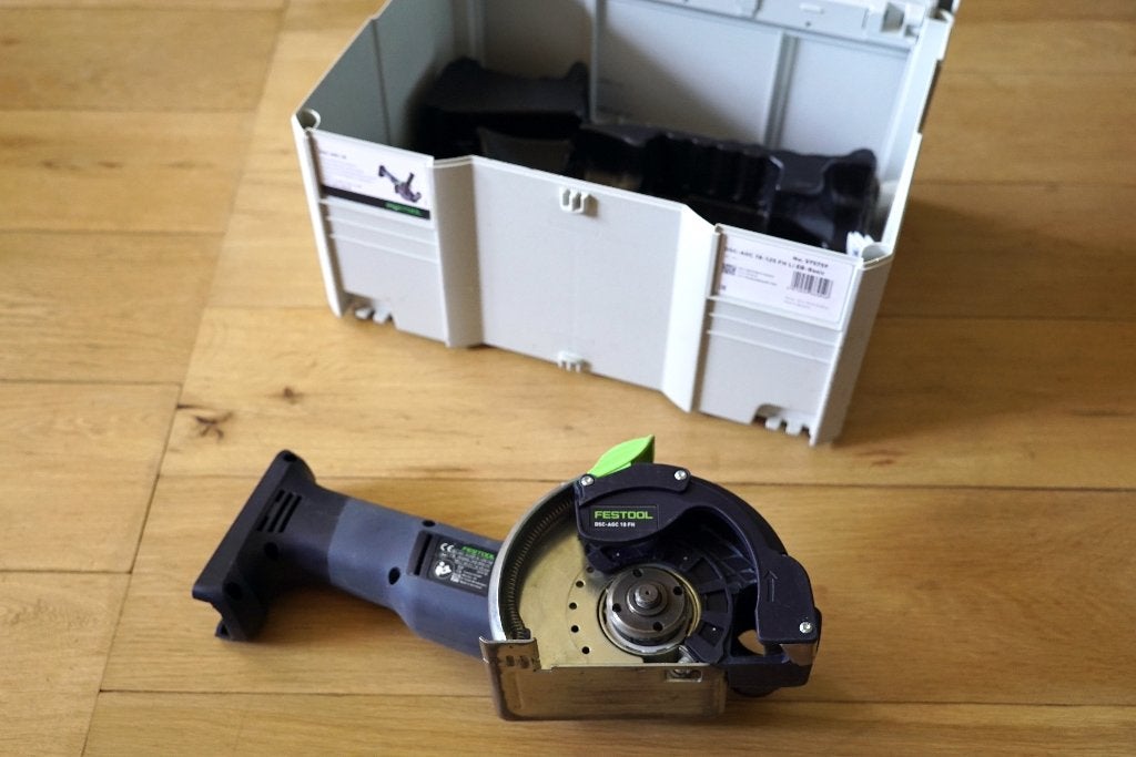 Festool DSC-AGC 18-125 FH EB Accu Tegelslijper, Doe-het-zelf en Verbouw, Gereedschap | Slijpmachines, Ophalen, Zo goed als nieuw